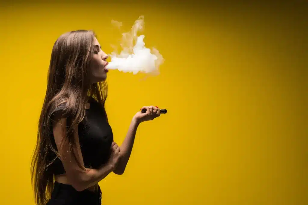 Using a weaker e-juice can help getting rid of dizziness after vaping.